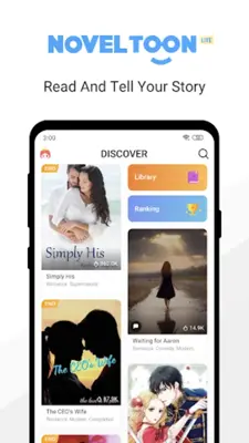 NovelToon：Read & Tell Stories android App screenshot 3